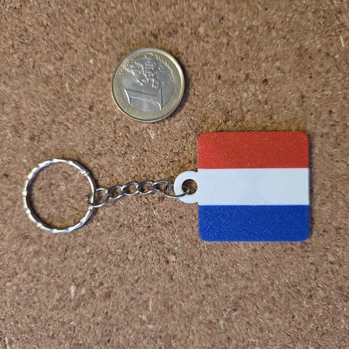 Porte-clés DRAPEAU FRANCE imprimé en 3D à Sète