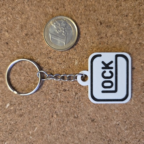 Porte-clés GLOCK imprimé en 3D à Sète