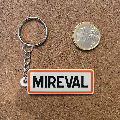 Porte-clés PANNEAU MIREVAL imprimé en 3D à Sète