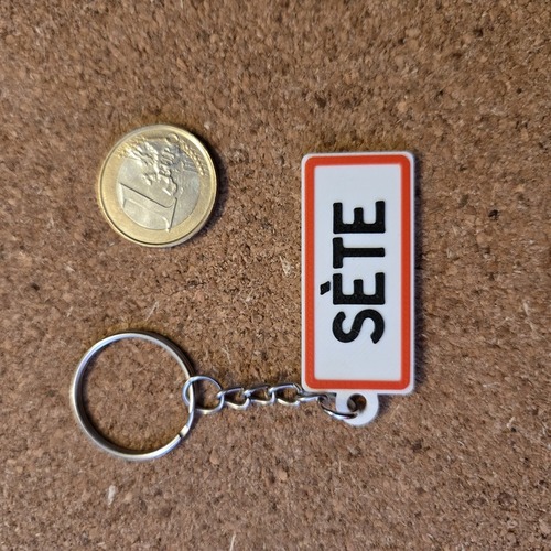 Porte-clés PANNEAU VILLE SÈTE