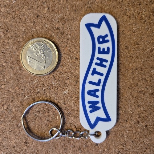 Porte-clés WALTHER imprimé en 3D à Sète